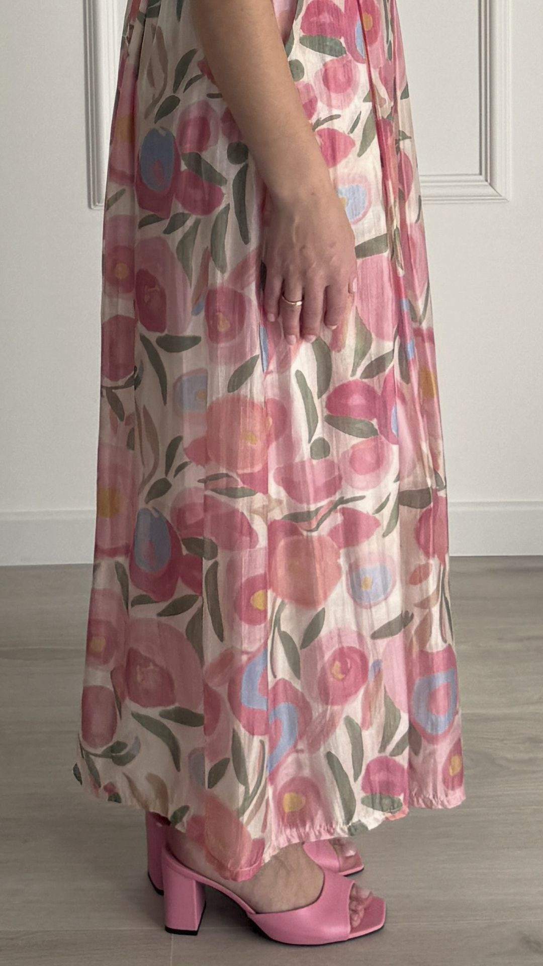 Falda acuarela floral