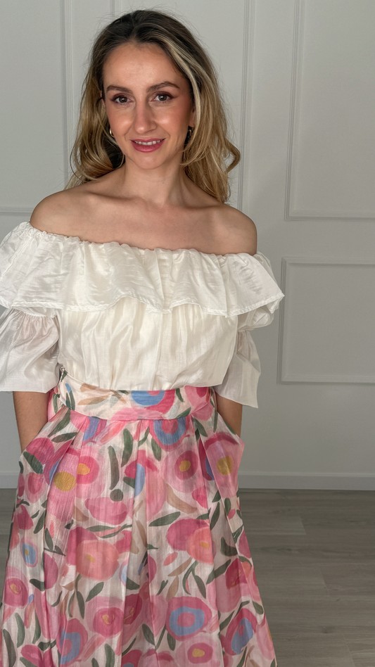 Blusa estilo romántico Mod. Amanecer