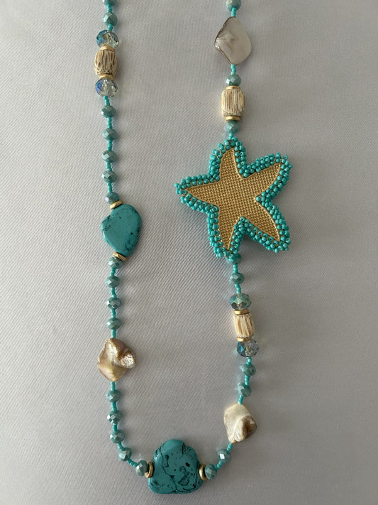 Collar Largo “ Mod Estrella del Mar”