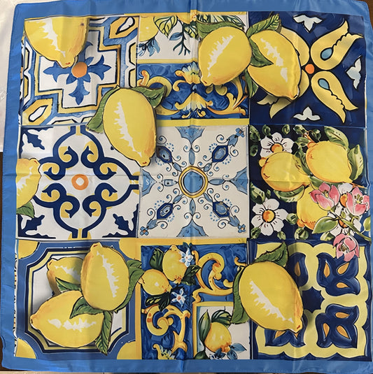 Pañuelo deseda Mod._"Limoneto"