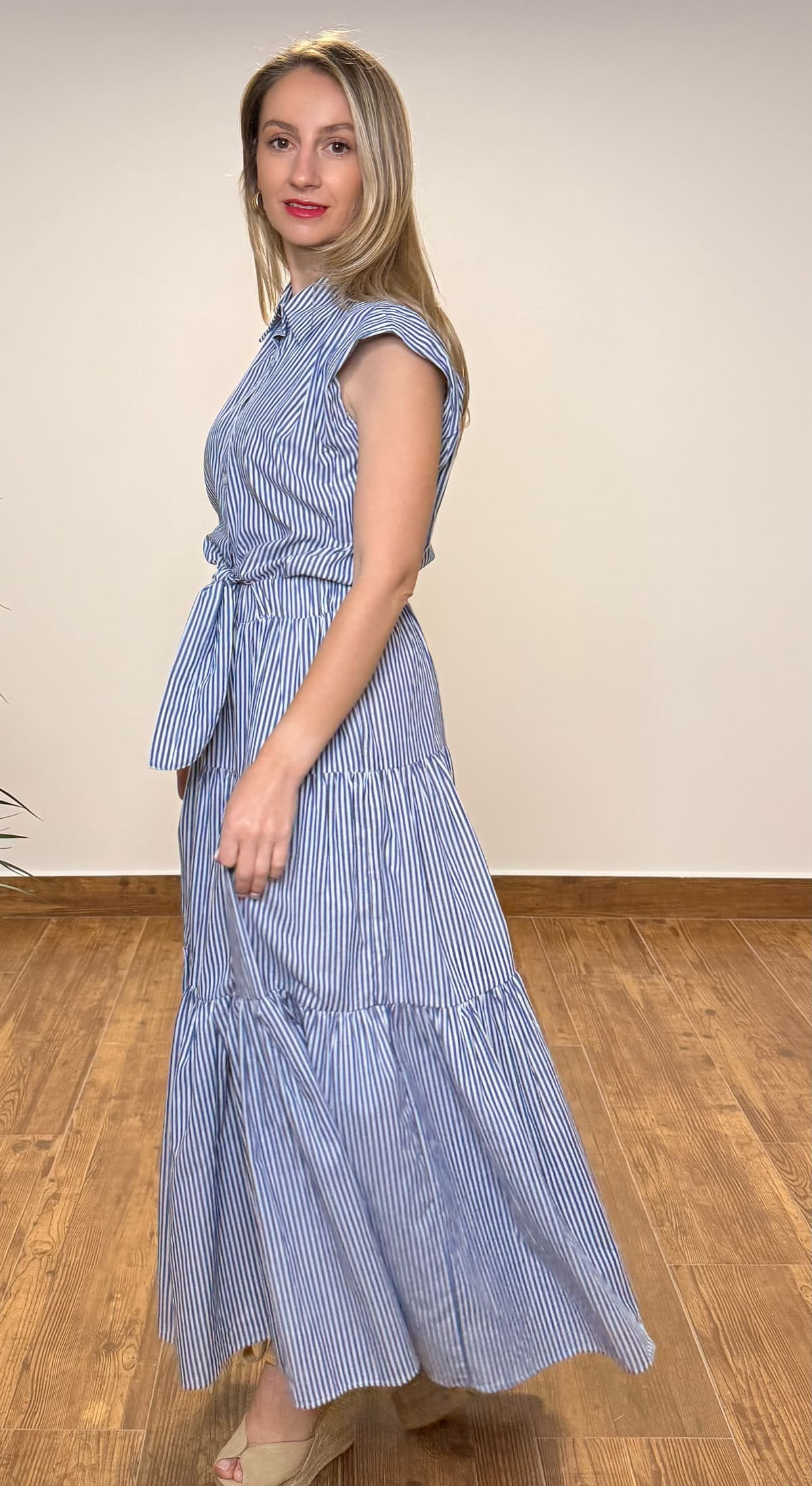 vestido costa azul