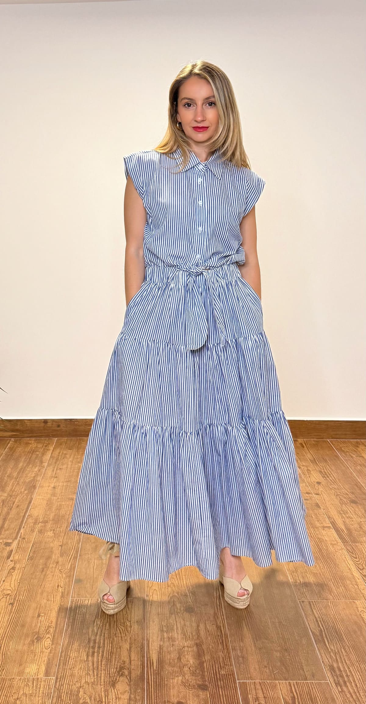 vestido costa azul
